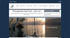 Desktop Screenshot of chesapeakesailclub.com